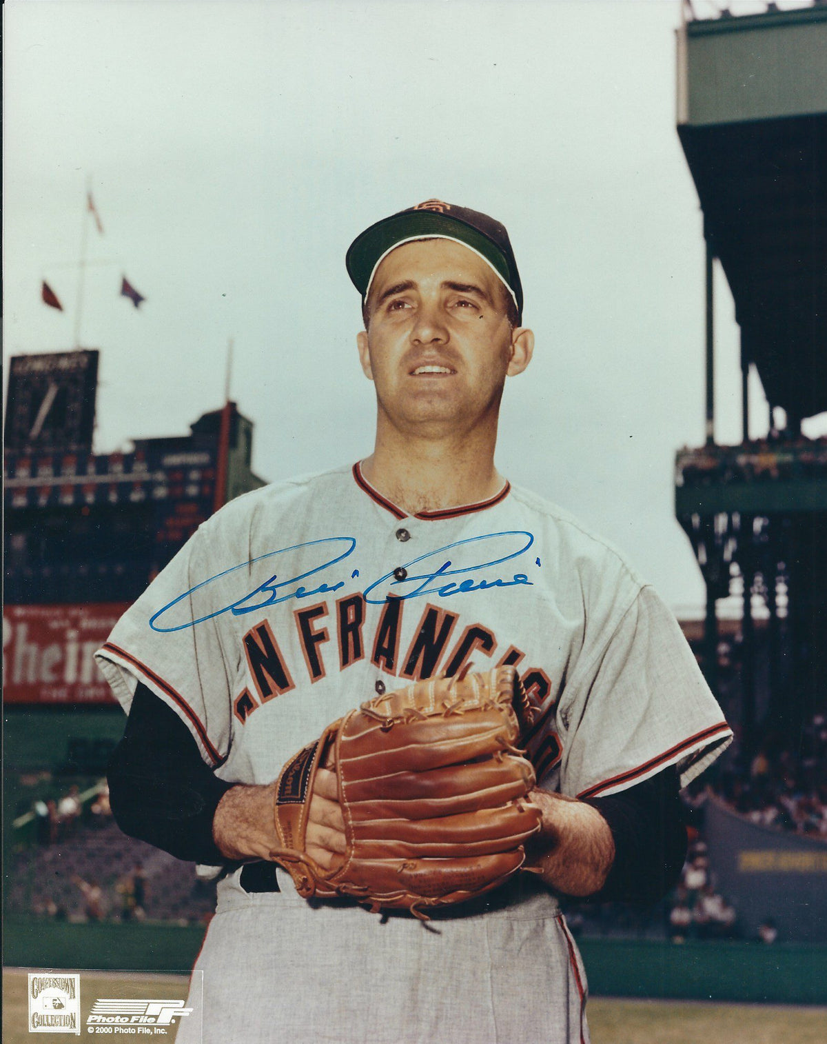 AUTOGRAPHED BILLY PIERCE 8x10 San Francisco Giants Photo