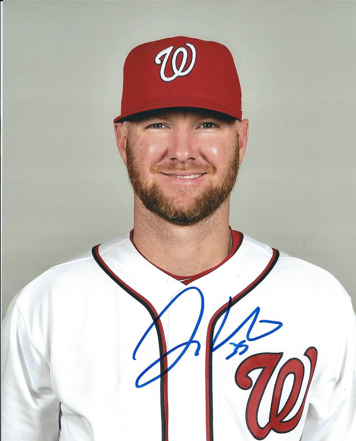 AUTOGRAPHED JONNY VENTERS 8x10 Washington Nationals Photo