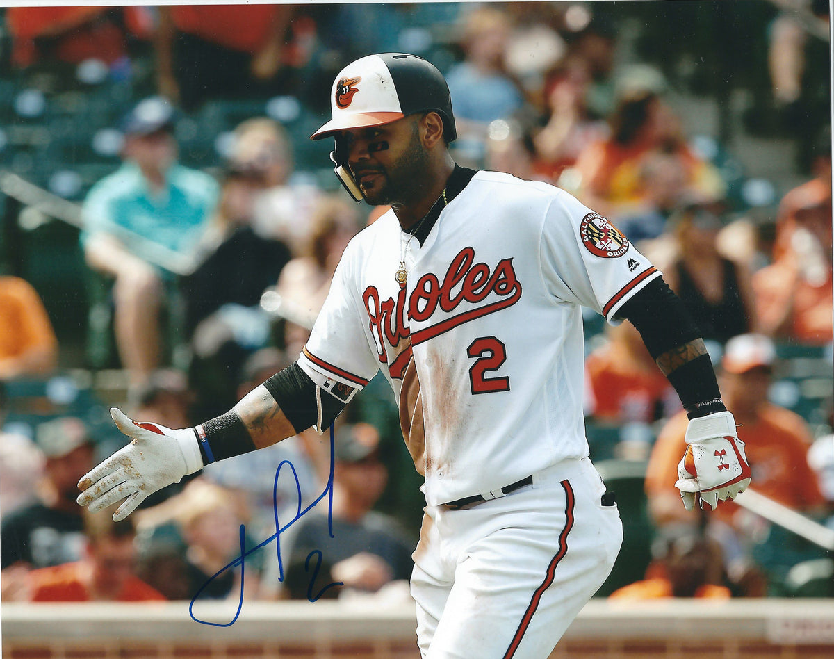 AUTOGRAPHED JONATHAN VILLAR 8X10 Baltimore Orioles Photo