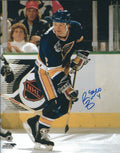 Autographed RICK ZOMBO 8x10 St. Louis Blues Photo