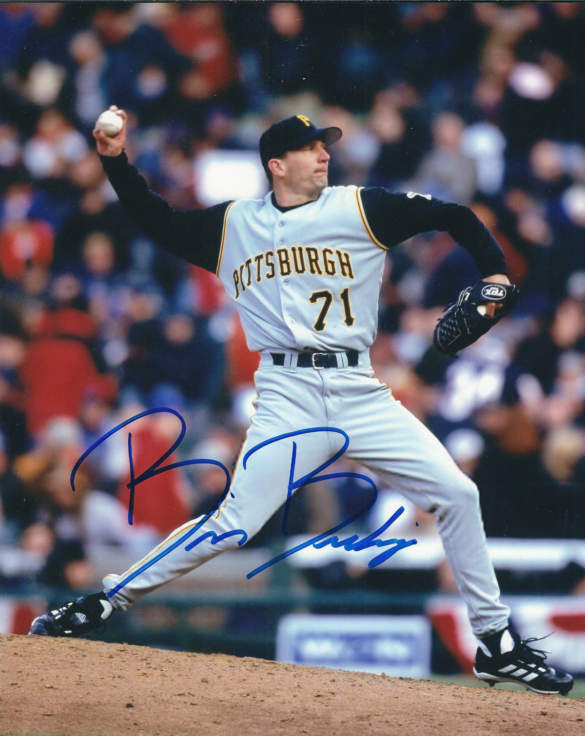 Autographed BRIAN BOEHRINGER 8X10 Pittsburgh Pirates Photo