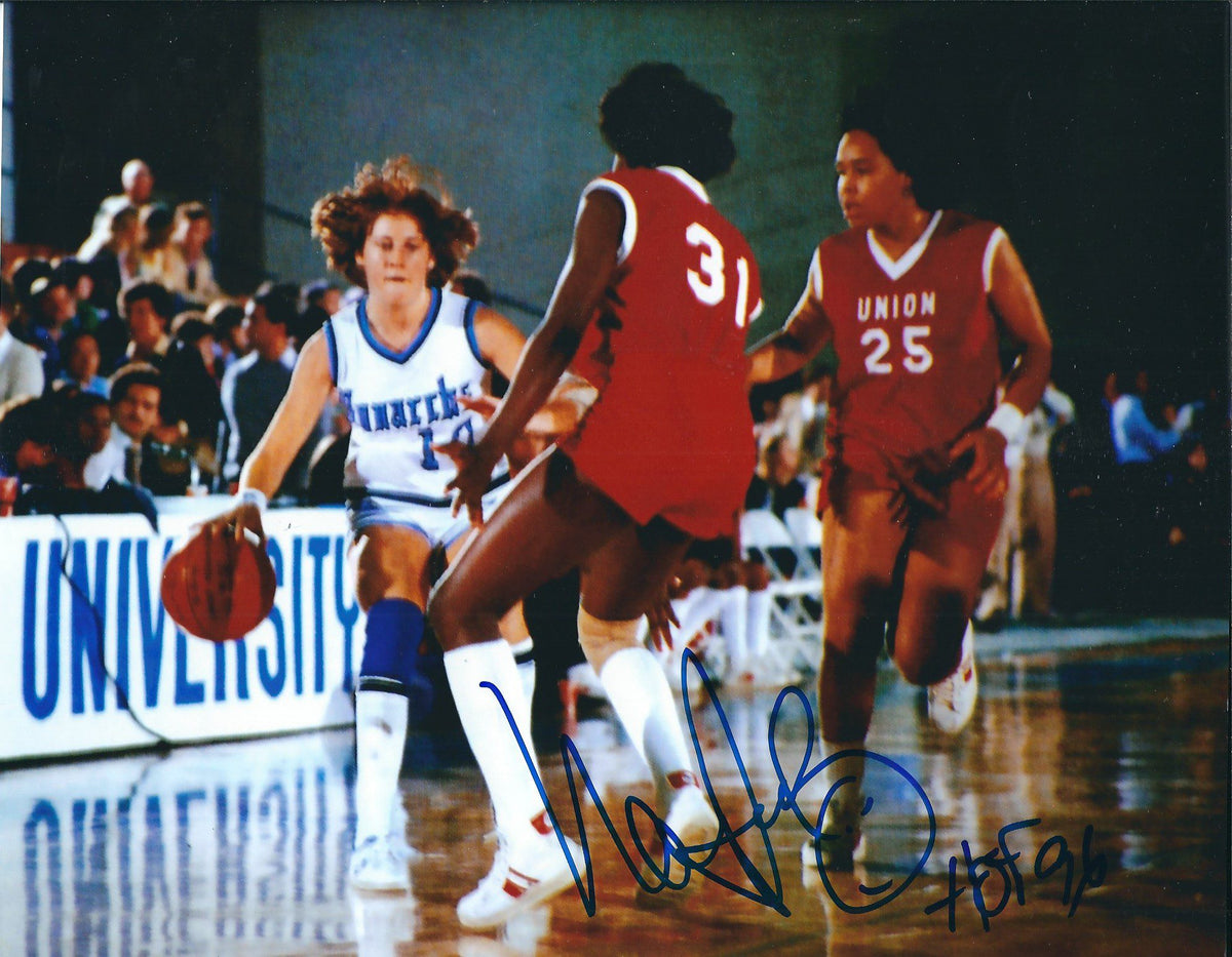 Autographed NANCY LIEBERMAN 8X10 Phoenix Monarchs photo