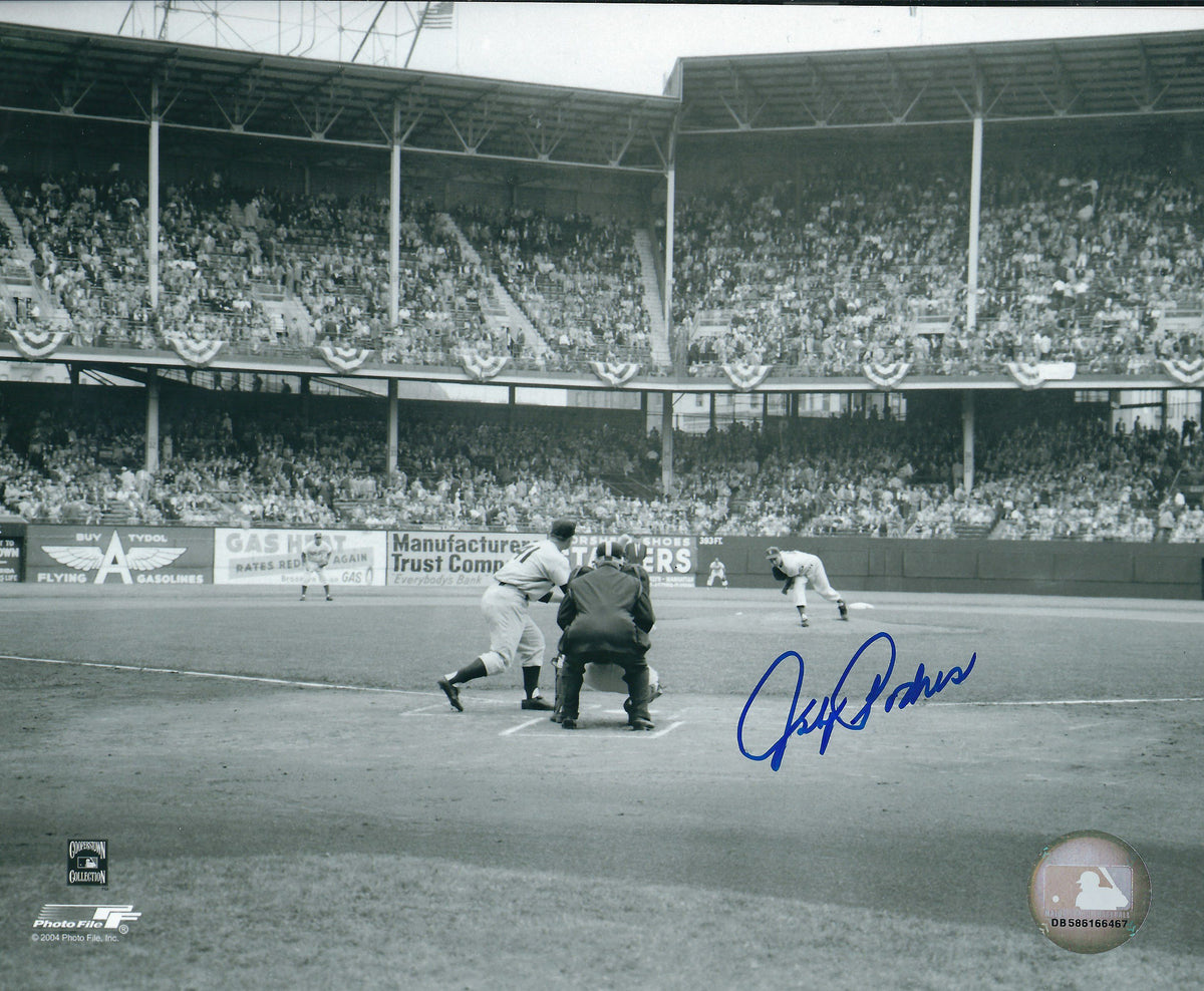 AUTOGRAPHED JOHNNY PODRES 8x10 Brooklyn Dodgers Photo