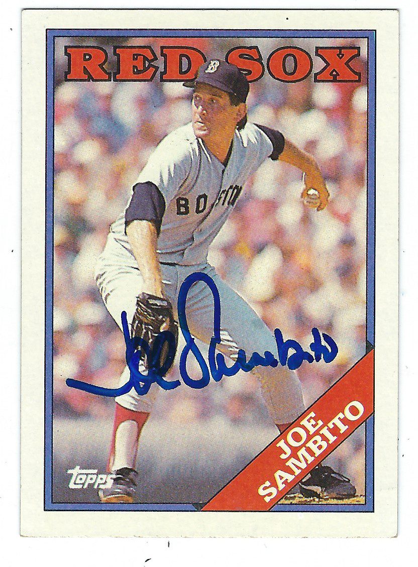 Autographed JOE SAMBITO 1988 Topps Card