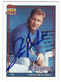 Autographed STEVE BUECHELE 1991 Topps Card