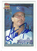 Autographed STEVE FARR 1991 Topps Card