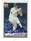 Autographed LEE GUETTERMAN 1991 Topps Card