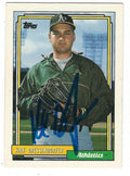 Autographed KIRK DRESSENDORFER 1992 Topps Card
