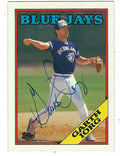 Autographed GARTH IORG 1988 Topps Card