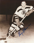 Autographed FERN FLAMAN 8x10 Boston Bruins  Photo