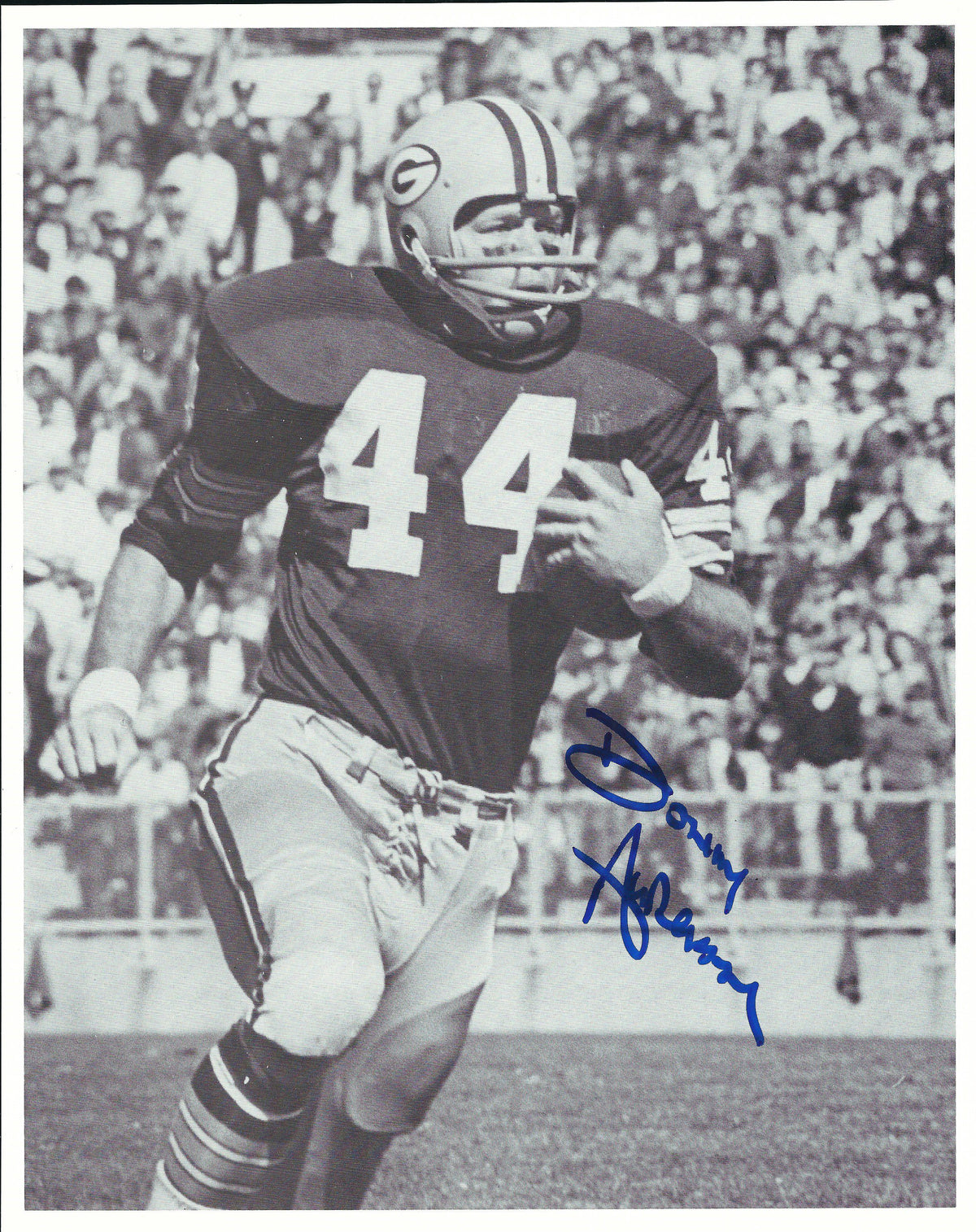 Autographed DONNY ANDERSON 8x10 Green Bay Packers Photo
