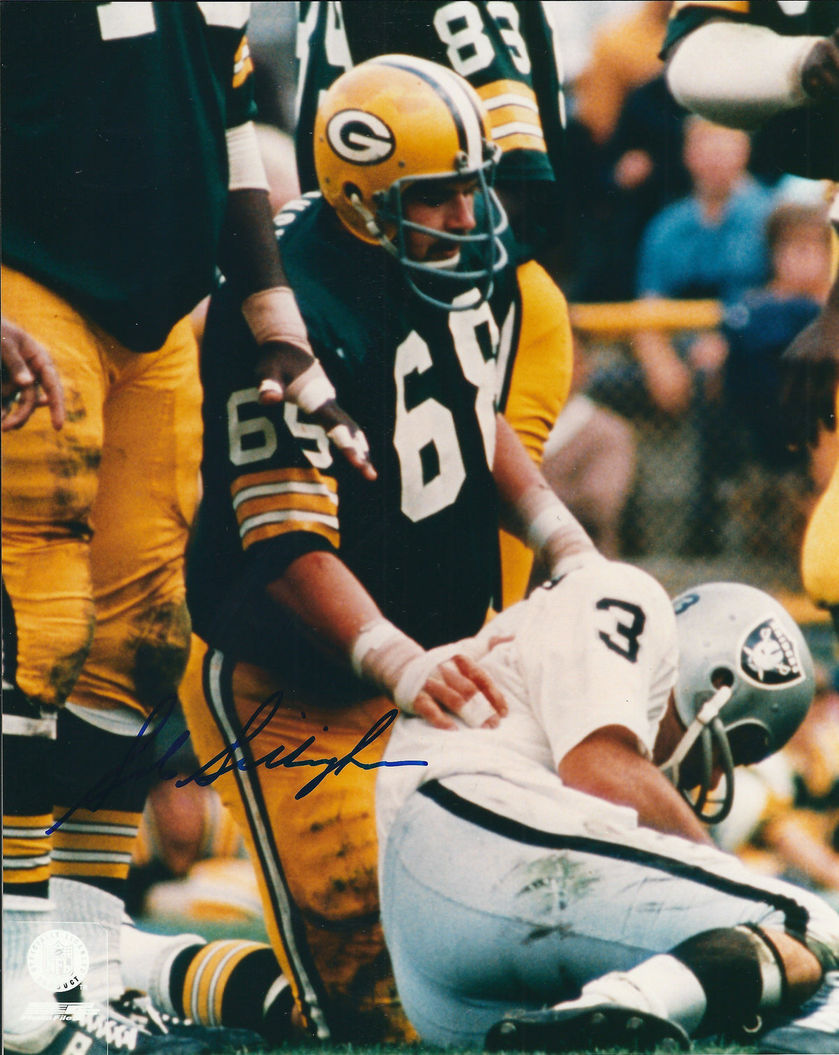 Autographed GALE GILLINGHAM 8X10 Green Bay Packers Photo