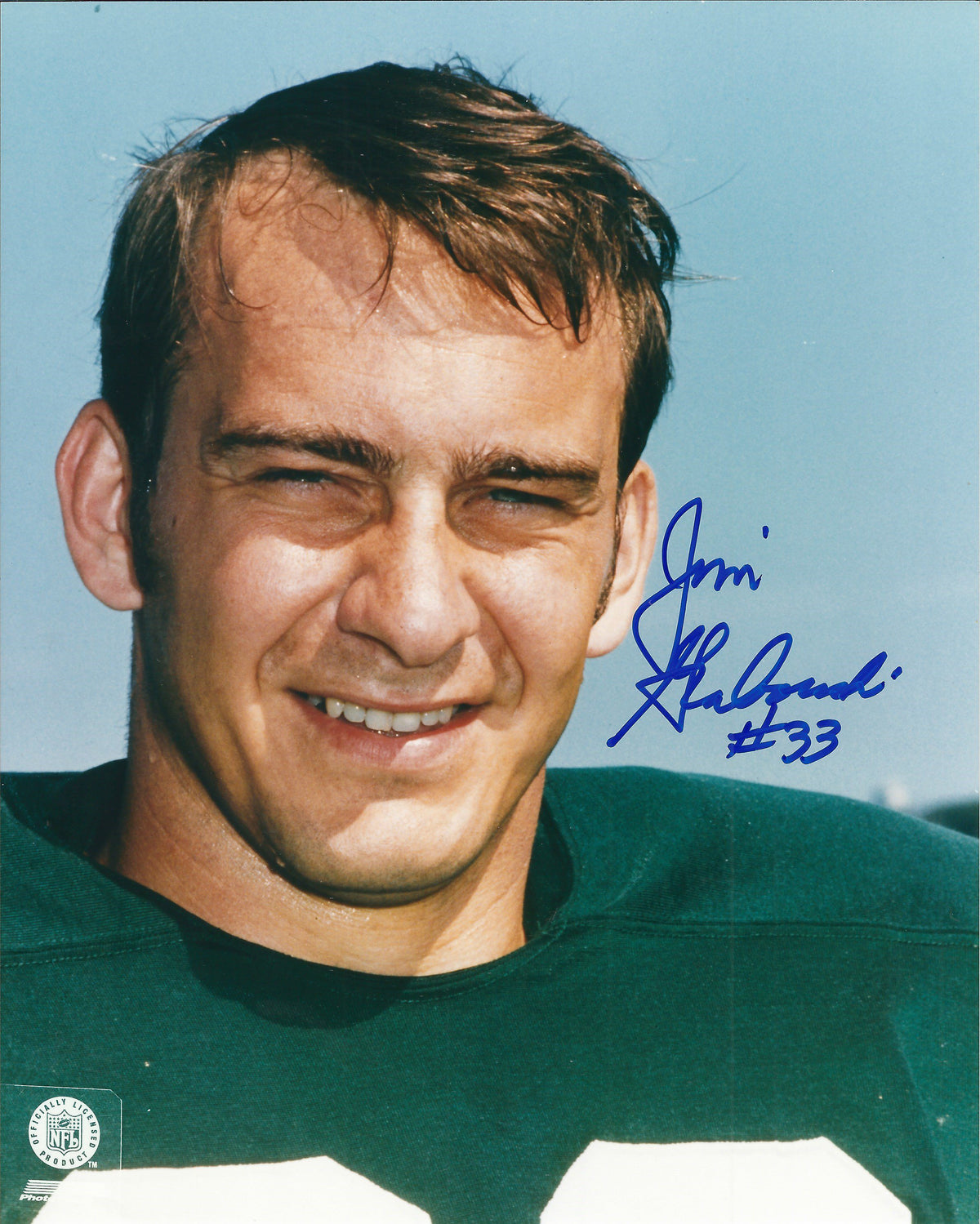 Autographed JIM GRABOWSKI 8X10 Green Bay Packers Photo