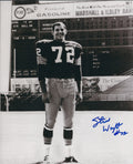 Autographed STEVE WRIGHT 8X10 Green Bay Packers Photo