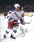 Autographed BRENDAN BELL 8X10 New York Rangers Photo