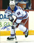 Autographed  LIAS ANDERSSON 8X10 New York Rangers Photo