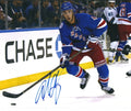 Autographed ADAM CLENDENING 8X10 New York Rangers Photo