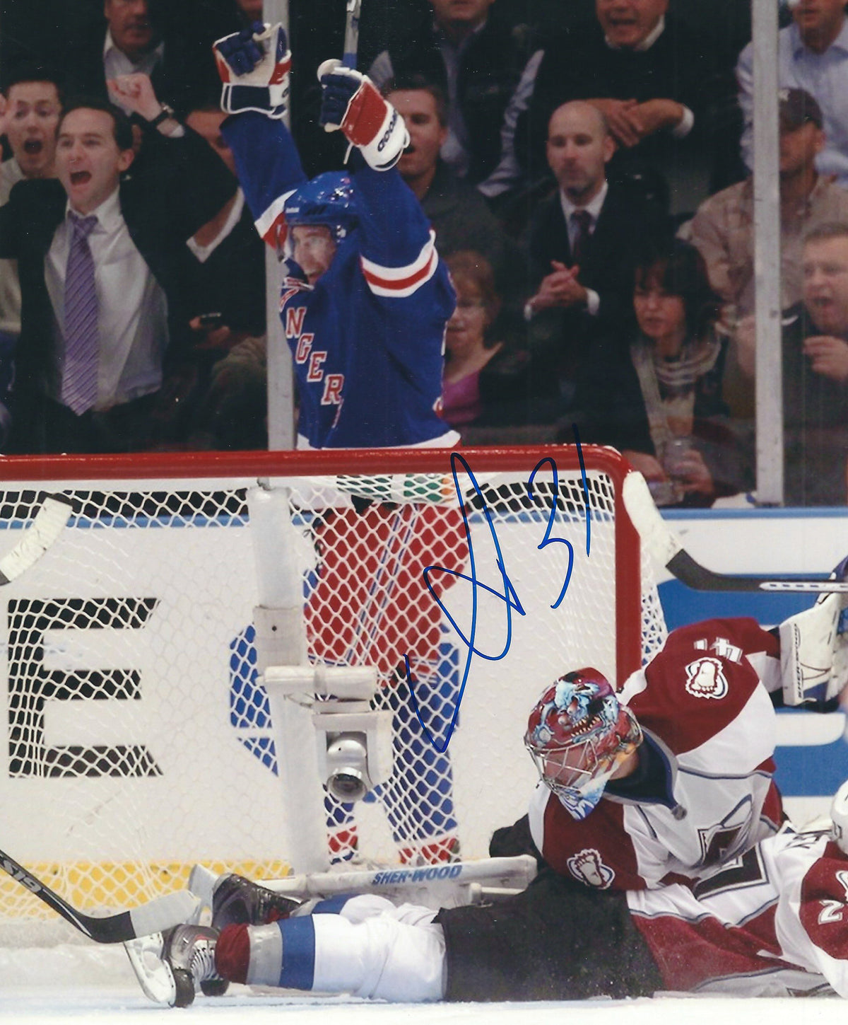 Autographed ALEX FROLOV 8X10 New York Rangers Photo