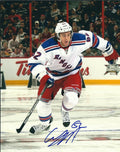 Autographed CARL HAGELIN 8x10 New York Rangers Photo