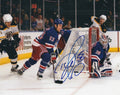 Autographed DEREK MORRIS New York Rangers 8x10 photo