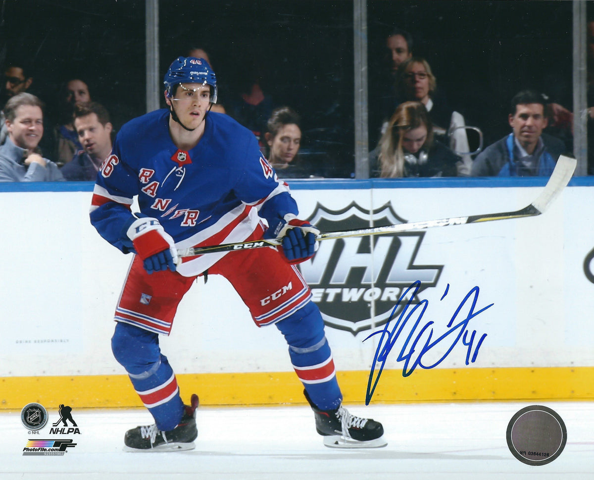 Autographed ROB O'GARA 8x10 New York Rangers Photo
