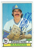 Autographed ENRIQUE ROMO 1979 TOPPS Card