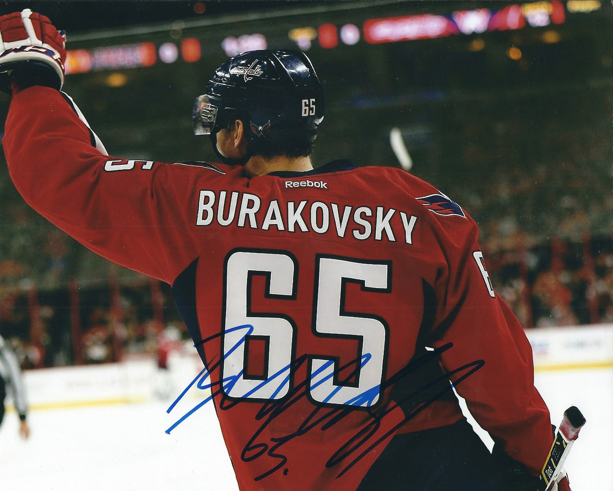 Autographed ANDRE BURAKOVSKY Washington Capitals 8x10 Photo