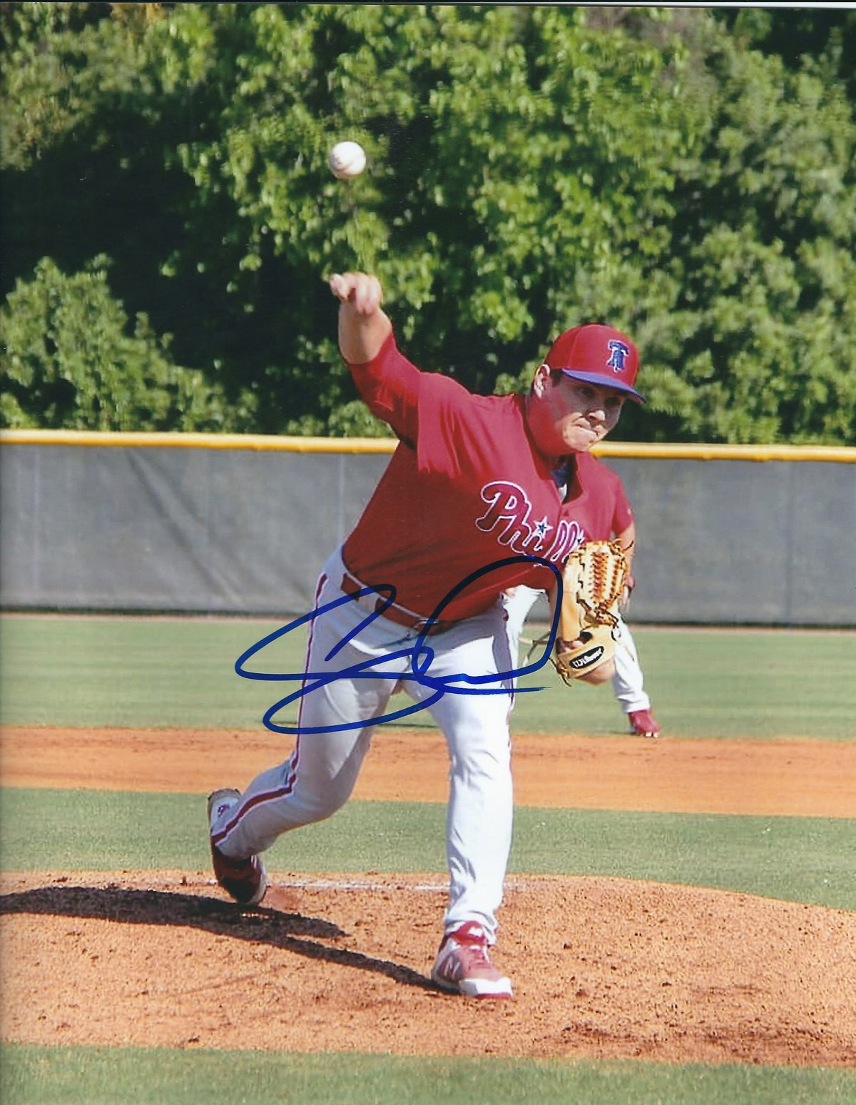 AUTOGRAPHED SPENCER HOWARD 8X10 Philadelphia Phillies Photo