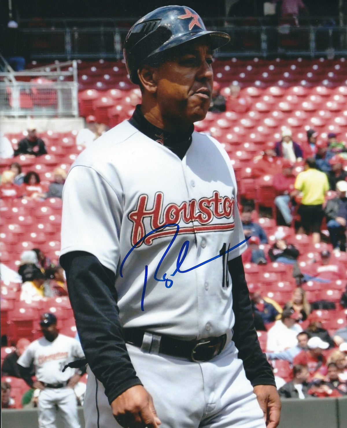 AUTOGRAPHED BOBBY MEACHAM 8X10 Houston Astros Photo