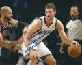 Autographed BROOK LOPEZ 8x10 Brooklyn Nets photo