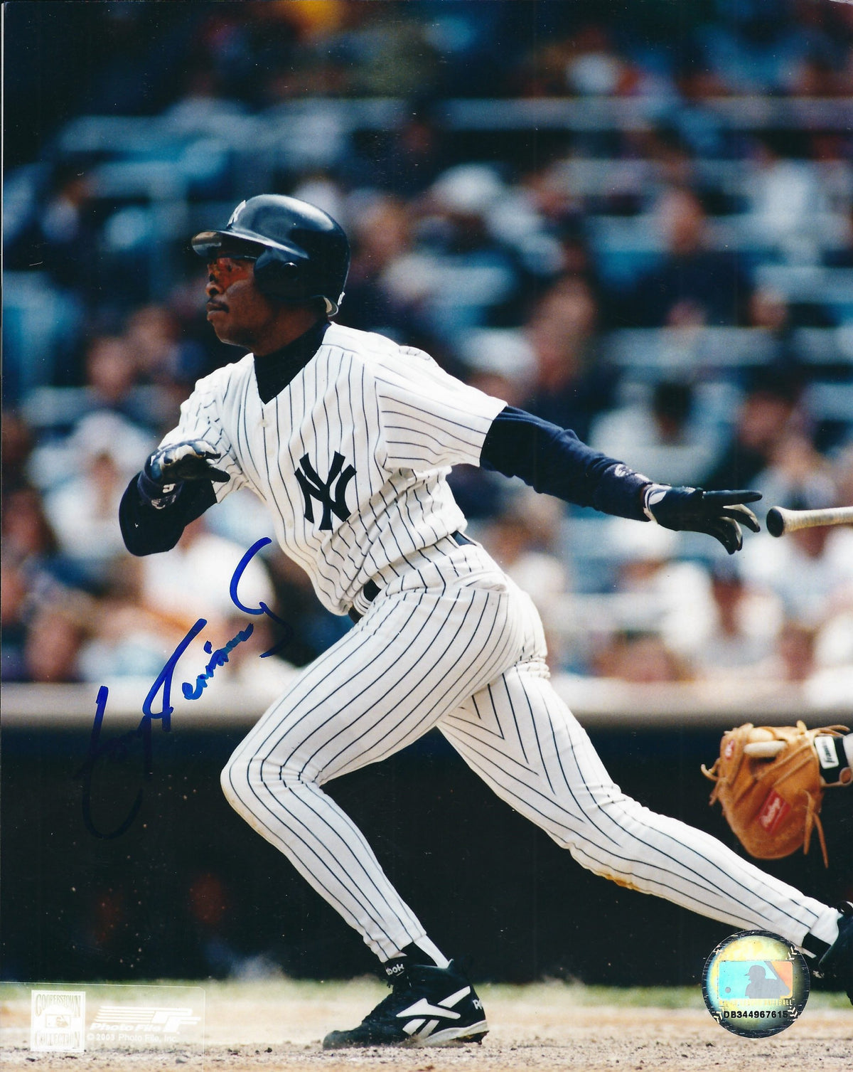 AUTOGRAPHED TONY FERNANDEZ 8X10 New York Yankees Photo