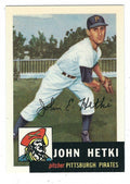 Autographed JOHN HETKI 1953 Topps Archives Card