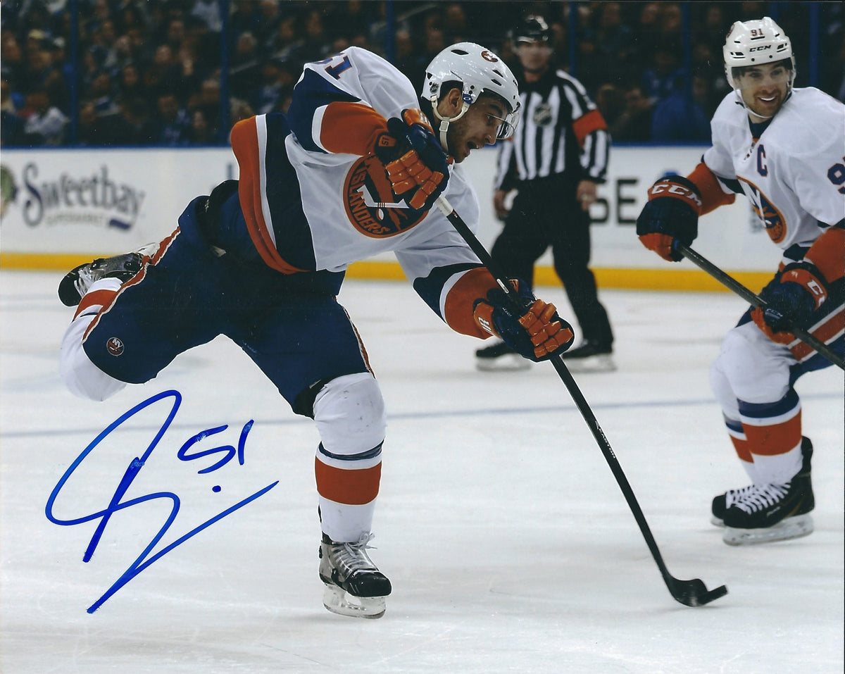 Autographed FRANS NIELSEN 8X10 New York Islanders Photo