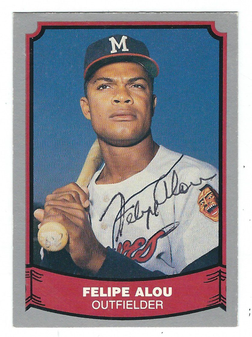 Autographed FELIPE ALOU Pacific Legends Card