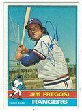 Autographed JIM FREGOSI 1976 Topps Card