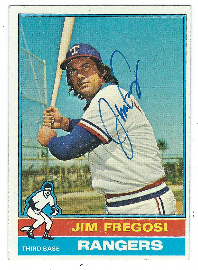Autographed JIM FREGOSI 1976 Topps Card