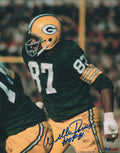 Autographed WILLIE DAVIS 8X10 Green Bay Packers Photo