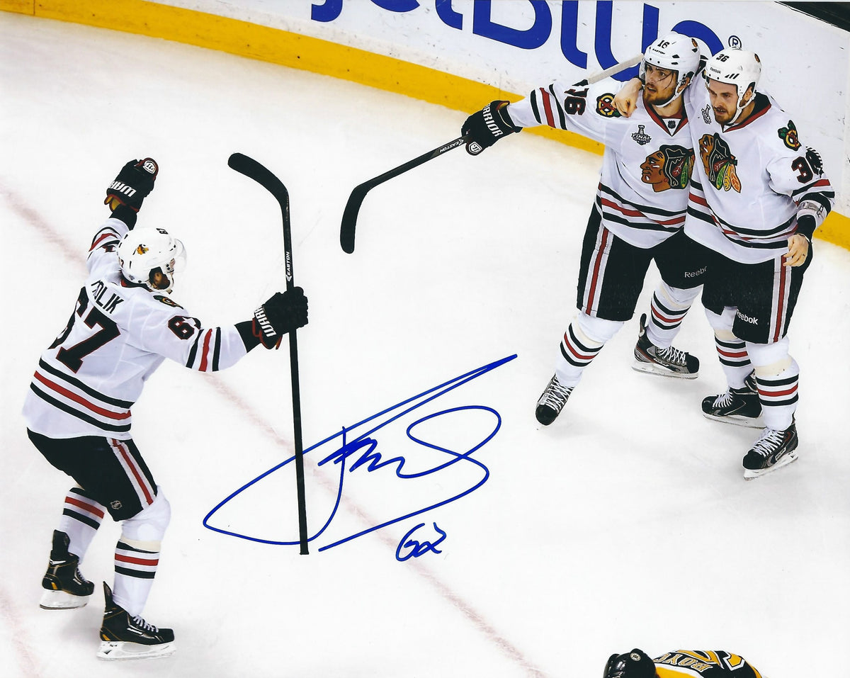 Autographed MICHAEL FROLIK 8X10 Chicago Blackhawks Photo