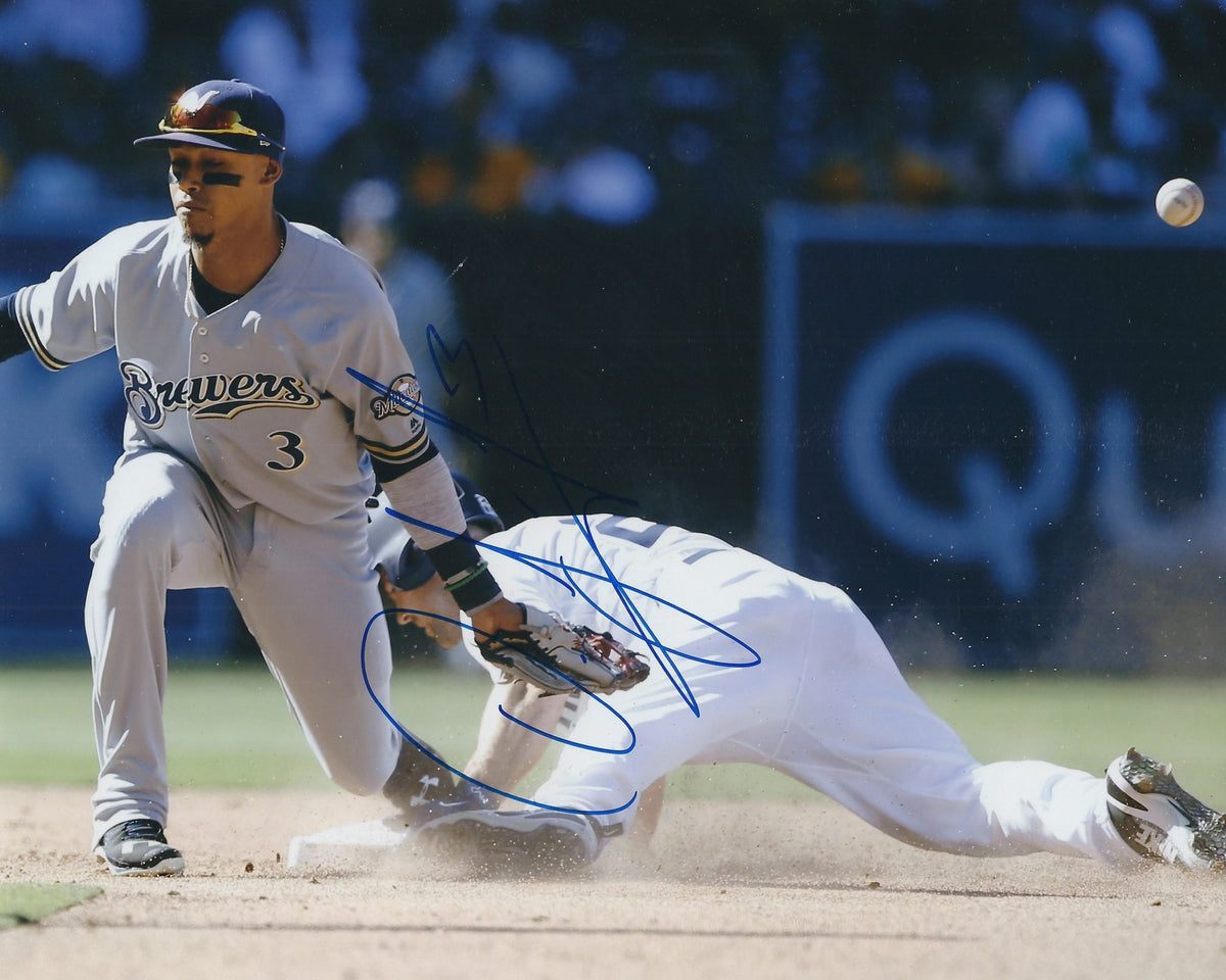 AUTOGRAPHED ORLANDO ARCIA 8X10 Milwaukee Brewers Photo