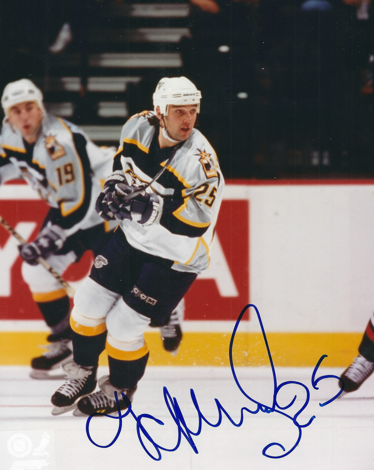 AUTOGRAPHED SERGEI KRIVOKRASOV 8X10 Nashville Predators photo