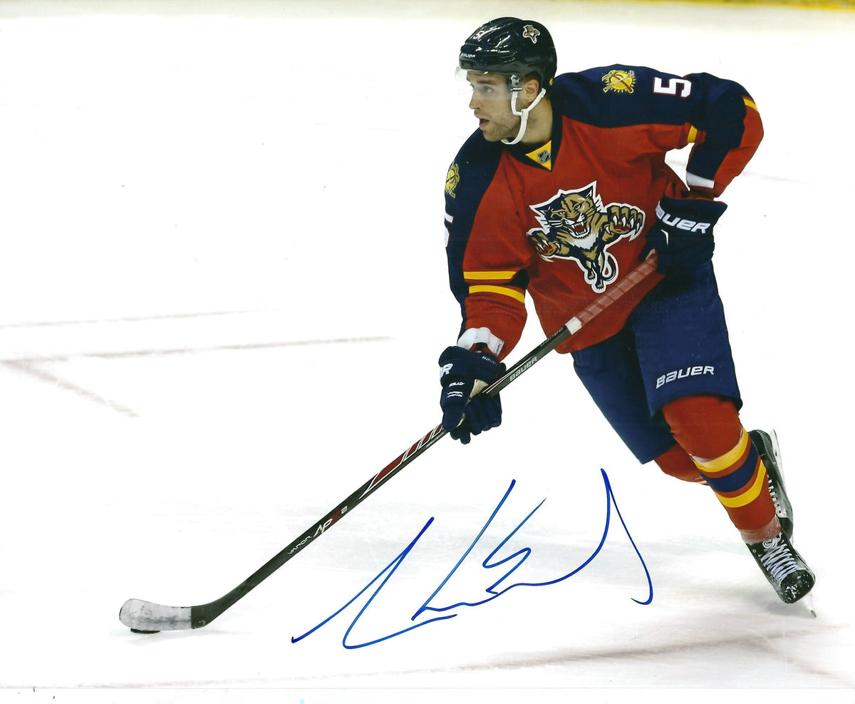 Autographed AARON EKBLAD 8X10 Florida Panthers Photo