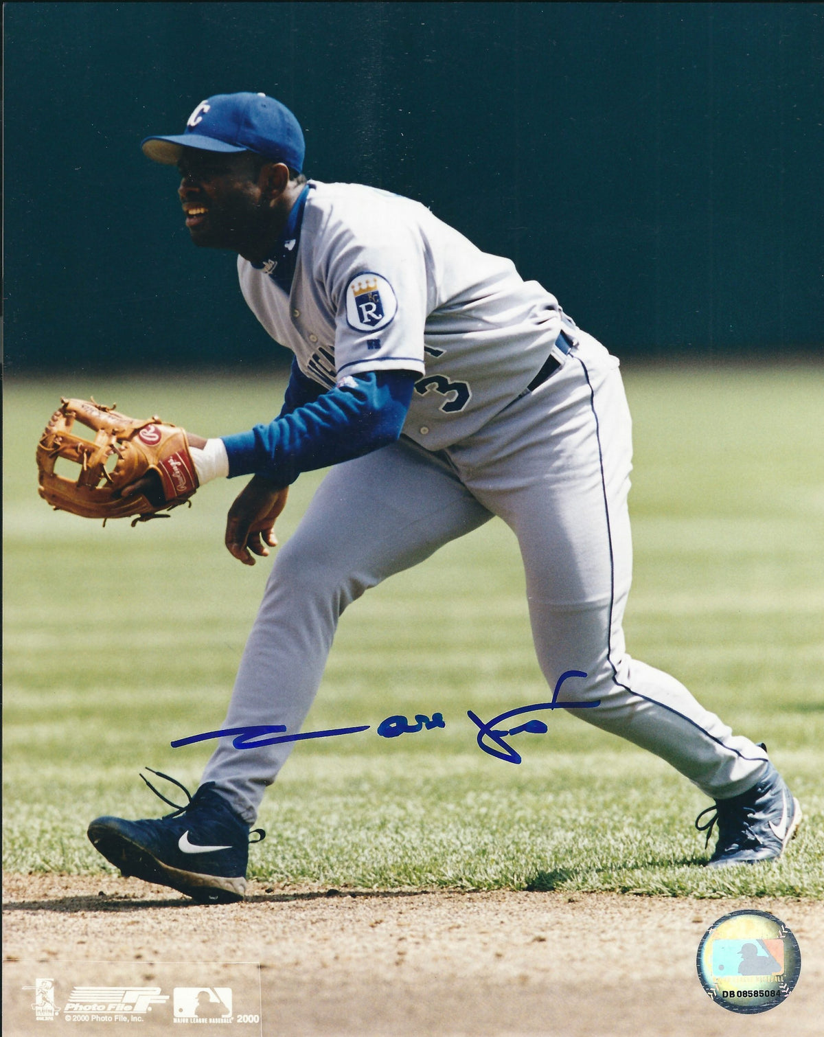 AUTOGRAPHED  CARLOS FEBLES 8x10 Kansas City Royals Photo