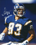 Autographed ANTHONY MILLER  8X10 San Diego Chargers Photo