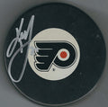 Autographed KEITH PRIMEAU Philadelphia Flyers Hockey Puck
