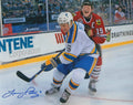 Autographed LARRY PATEY 8X10 St. Louis Blues Photo