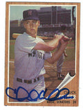 Autographed CHUCK COTTIER 1962 Topps Card