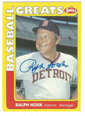Autographed RALPH HOUK 1991 Swell Baseball Greats card