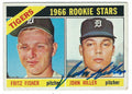 Autographed JOHN HILLER 1966 Topps Card