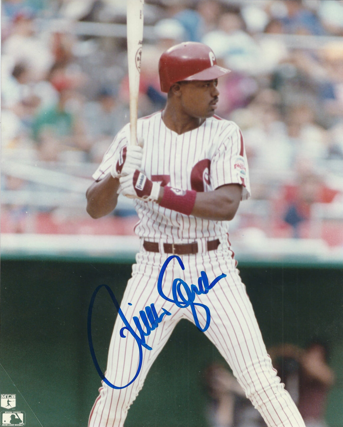 AUTOGRAPHED RICKY JORDAN 8X10 Philadelphia Phillies Photo
