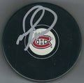 AUTOGRAPHED Mark Recchi  Montreal Canadiens Puck